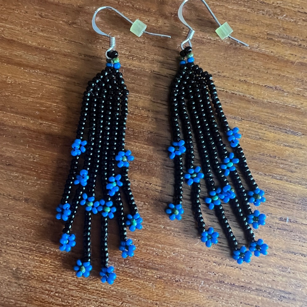 Indigenous Artisan-made beaded earrings
